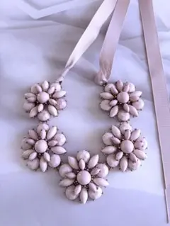 フラワー ペンダント 桜 レッド ネックレス チェーン50cm エレガント 