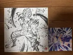 一番くじ ドラゴンボール~超戦士バトル列伝~ H賞 色紙 孫悟空＆孫悟飯　墨絵