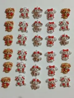 キャラクター ネイルパーツ 1cm 30個まとめ売り