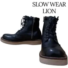 SLOW WEAR LION × JACKROSE レースアップブーツ 黒 M - メルカリ
