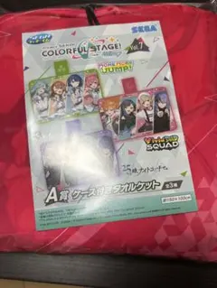 プロセカ　セガラッキーくじ　vol.7 A賞 ケース付きタオルケット　ビビバズ