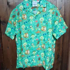 ディズニー アウラニ限定 オルメル アロハシャツ L