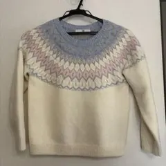 H&M ノルディック柄ニット