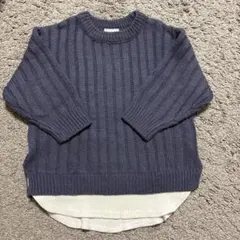 レイヤードニット