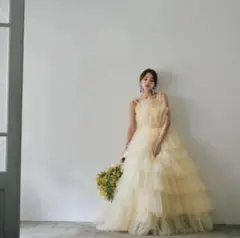 DRESS PRODUCTION リボンショルダー フリルドレス（N02） S