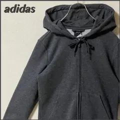 【良品】 adidas アディダス シグネイチャロゴ ジップアップパーカーのサムネイル