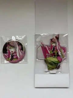 阿波踊り アクリルスタンド 缶バッジ 2点セット 甘露寺蜜璃