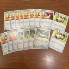 スーパーボール モンスターボール 17枚セット ポケモンカードゲームのサムネイル
