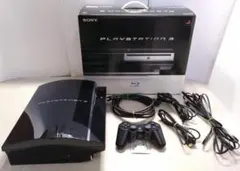 q*e様 箱付き 初期型PS3 ブラック CECHA00 60GB 動作品