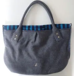 アニエスベー　トートバッグ　グレー