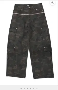 goar.archive Camo zipper waisted pants - メルカリ