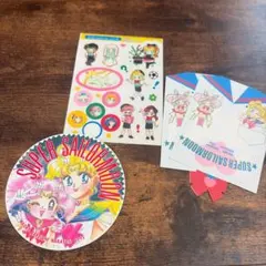 1990年代　なかよし付録　美少女戦士セーラームーン　ステッカー　シール　メモ帳
