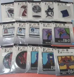 エヴァンゲリオン　一番くじ　ラバーコースター　アクリルスタンド　シンジ　レイ