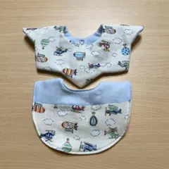 星型ベビースタイ　ハンドメイド　２枚セット