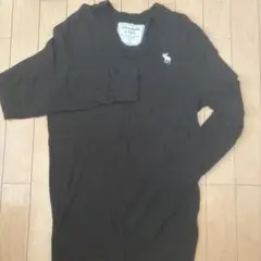 Abercrombie & Fitch ダークグレー Vネックセーター S