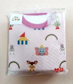 ユニクロ　キルトパジャマ　ディズニー　キディア　　110　ピンク 　新品