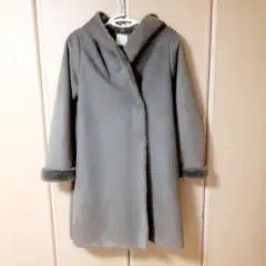 中古 earth music&ecology フェイクムートンコート