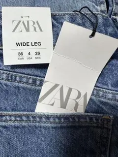 ZARA ワイドレッグデニム 36