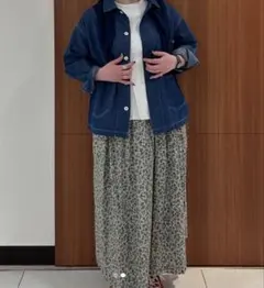 ❤️極美品CABaN ボタニカル柄 フレアスカート イエロー