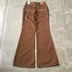 新品　Leivis 70s High Flare W24 デニムパンツ　ブラウンのサムネイル