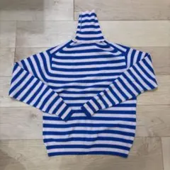 ユニクロ　マルニコラボ　MARNIコラボ　ボーダー　ハイネック　カシミヤ