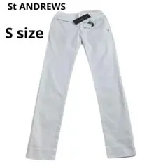 新品 St ANDREWS レディース ゴルフパンツ ホワイト　春夏　ゴルフのサムネイル