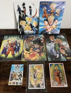 ドラゴンボール 8点(下敷き・シール・ノート・ポストカード)