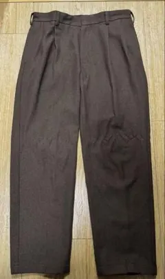 【美品】ブラウン、テーパードパンツ　ユナイテッドアローズグリーンレーベル