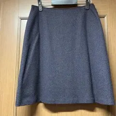 ♪ 美品　ニューヨーカー　台形スカート　１３号　LL ツイード　スーツにも