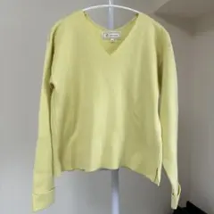 ROPE PICNIC 黄色 Vネック ニット 長袖