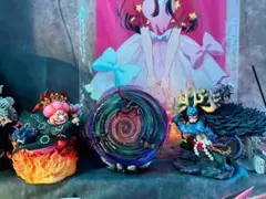 ワンピース カイド霸海ビッグ・マム フィギュア ガレージキット 塗装