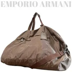 美品◎エンポリオアルマーニ 2way 斜めがけ可 ボストンバッグ ショルダー付