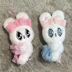 エスターバニー ペンライトくっつきマスコット ホワイト ピンク 2種類セット