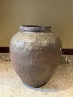 岡山県 大型125センチ 水瓶 かめ ツボ 陶器 壺 - メルカリ