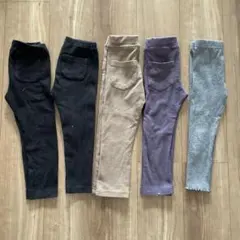 ユニクロなどレギンス　100サイズ　5点まとめ売り