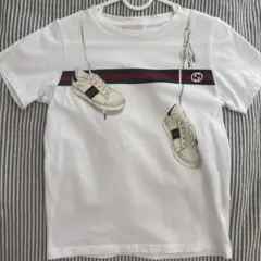 GUCCI スニーカー プリント Tシャツ 4