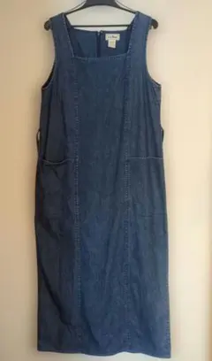 L.L.BEAN デニムワンピース　ヴィンテージデニム　ロングワンピース