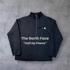 US規格 THE NORTH FACE ハーフジップ フリース 古着 L
