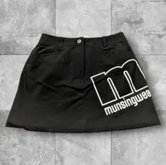 Munsingwear 여성 골프웨어 스커트 블랙