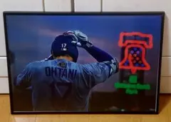 LAドジャース大谷翔平MLB2025年 WS連覇！A3ポスターフレーム付き①