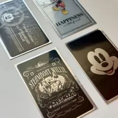 【未使用品】4点セット　Disney100 蒸気船ウィリー　ミッキー　ミニカード