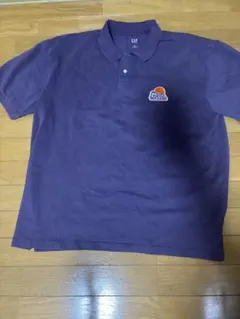 GAP ポロシャツ パープル XL ロゴプリントのサムネイル