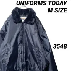 UNIFORMS TODAY 襟ボア 中綿入り ジャケット ブルゾン M