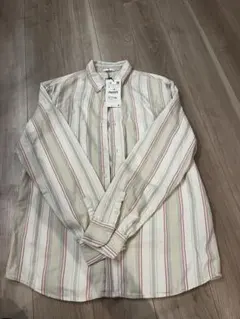 ZARA ストライプ長袖シャツ Lサイズ