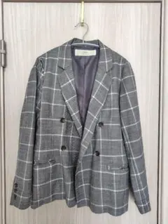 cepo チェック柄 ダブルブレストジャケット