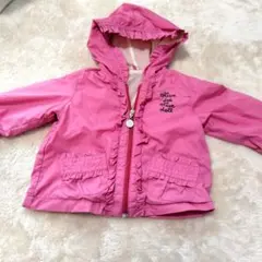 ピンク フリル付きジャケット 春
