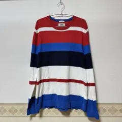 TOMMY JEANS ストライプセーター Lサイズ