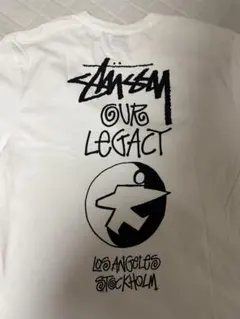 STUSSY グラフィック Tシャツ XL ホワイト