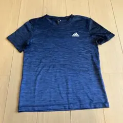 adidas ダークブルー シャツ J140