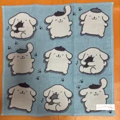 ポムポムプリン　ガーゼハンカチ